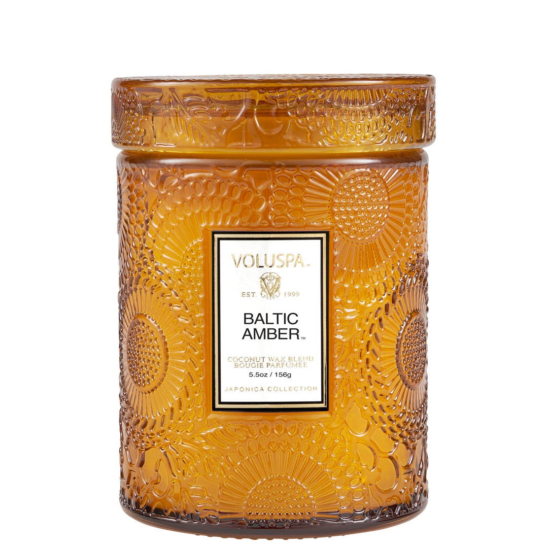 Baltic Amber Small Jar Candle - Kingfisher Road - Online Boutique
