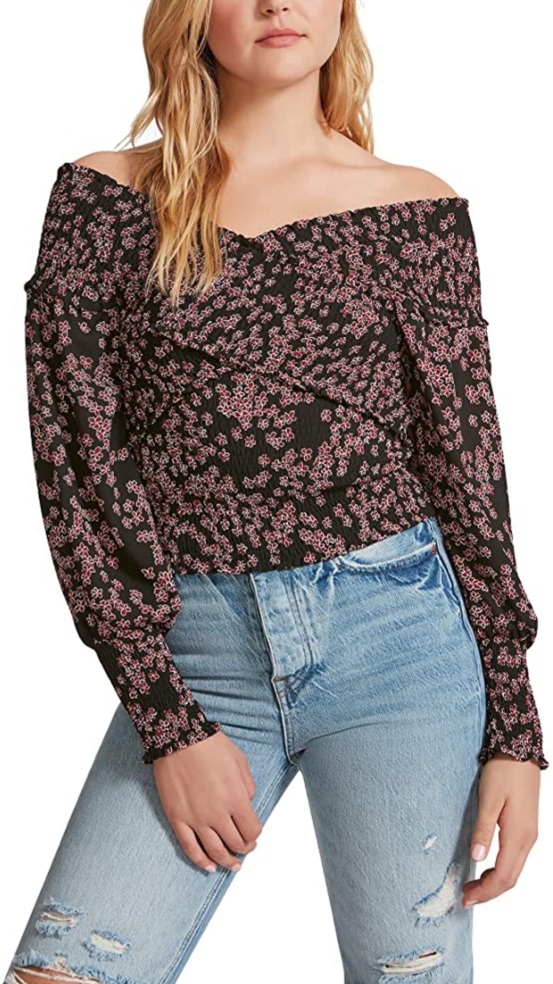 ANNABELLE FLORAL CHIFFON TOP - Kingfisher Road - Online Boutique