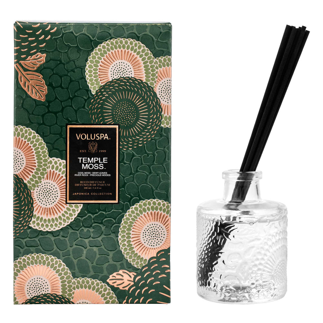 TEMPLE MOSS REED DIFFUSER - Kingfisher Road - Online Boutique