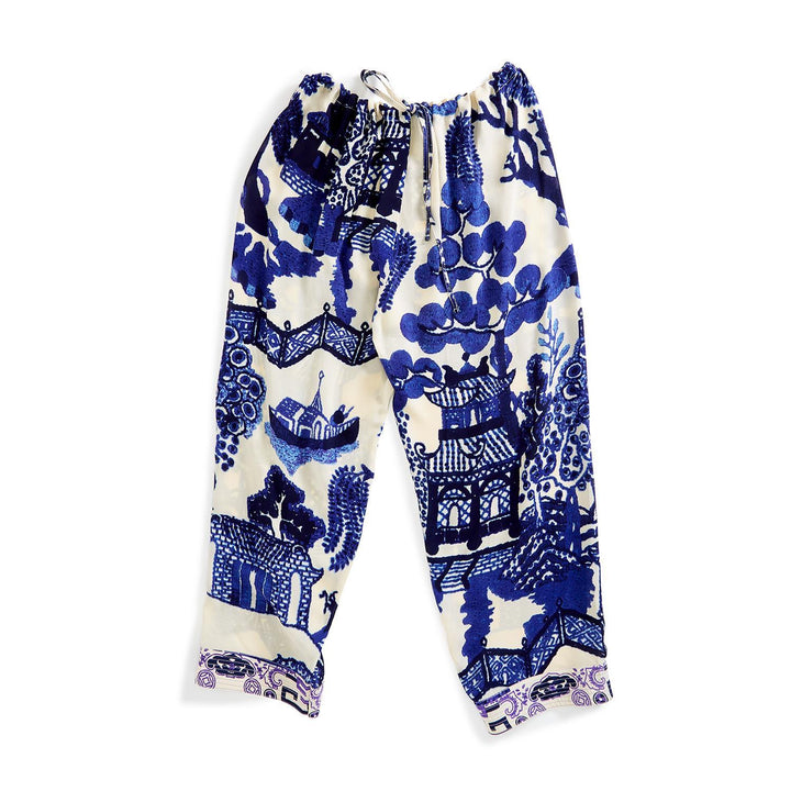 CROP DRAWSTRING PULL ON PANT - Kingfisher Road - Online Boutique