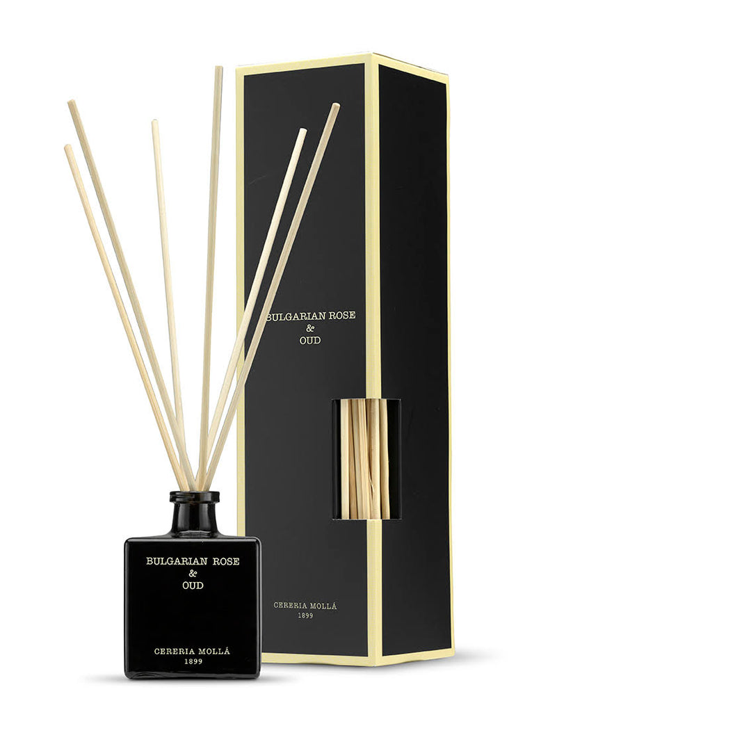 BULGARIAN ROSE/OUD REED BLACK DIFFUSER - Kingfisher Road - Online Boutique