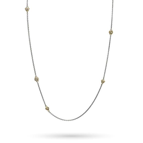 16" SILVER POINTS OF LIGHT CHAIN - Kingfisher Road - Online Boutique