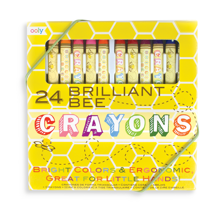 BRILLIANT BEE CRAYONS-24 COUNT - Kingfisher Road - Online Boutique