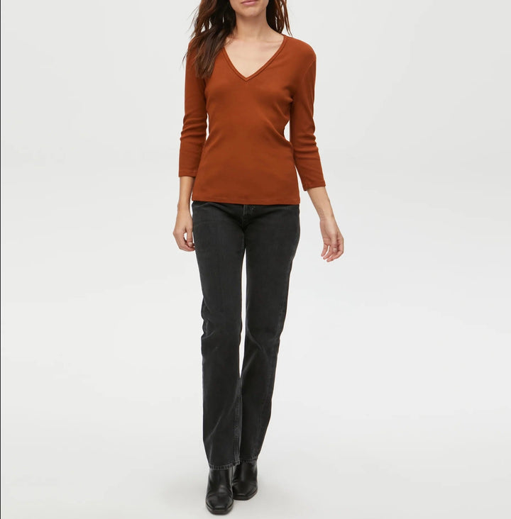 ADELE LONG SLEEVE TOP - RUSTIQUE - Kingfisher Road - Online Boutique