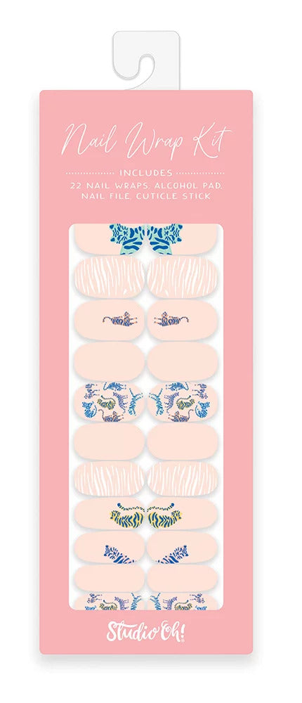 NAIL WRAP KITS-TIGER LOVE - Kingfisher Road - Online Boutique