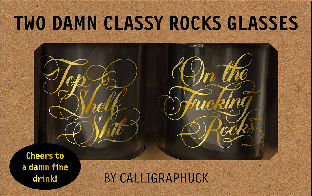 2 DAMN CLASSY ROCKS GLASSES - Kingfisher Road - Online Boutique