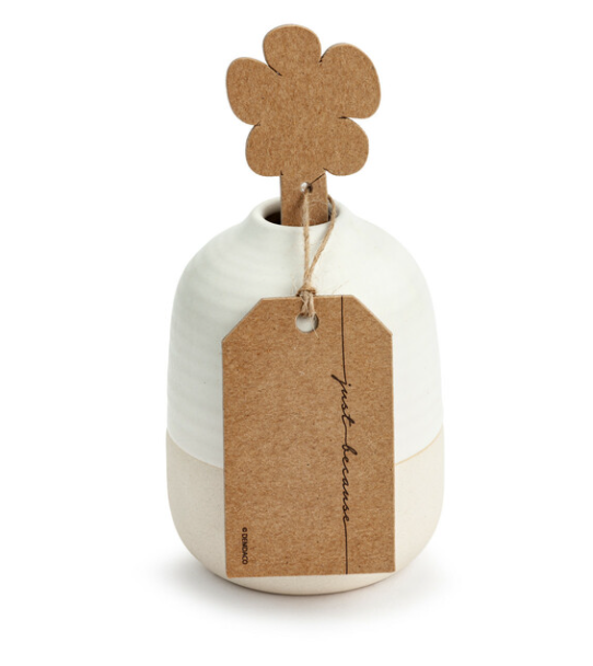 HAPPY HOME JUST BECAUSE VASE - Kingfisher Road - Online Boutique