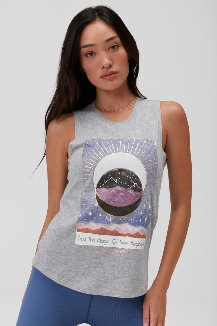 TRUST THE MAGIC TANK - HEATHER GREY - Kingfisher Road - Online Boutique