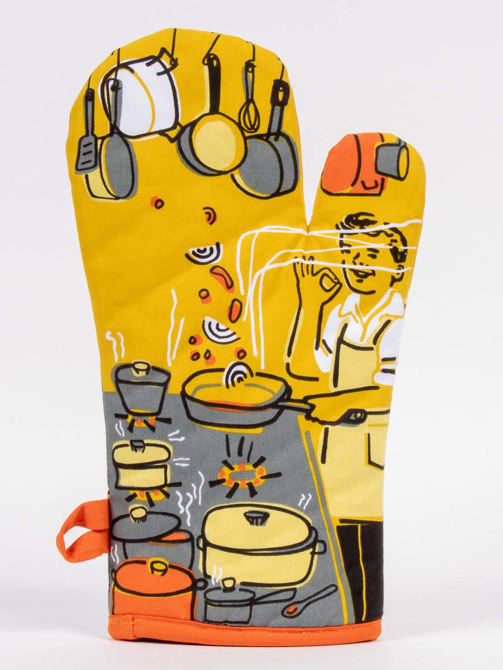 Man With A Pan Oven Mitt - Kingfisher Road - Online Boutique