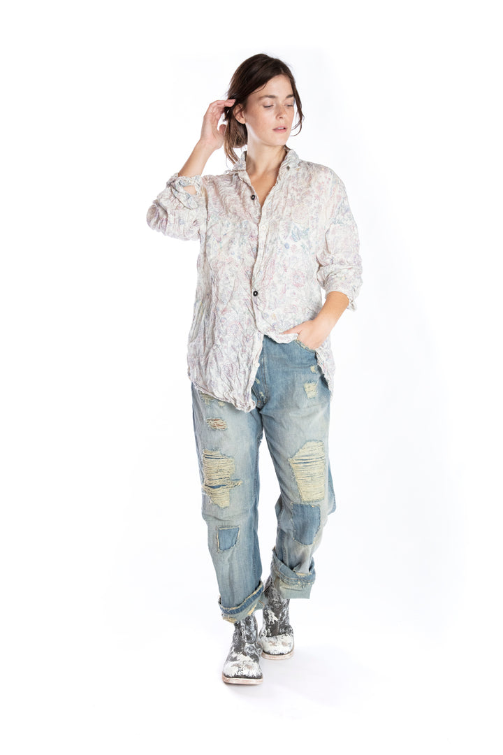 BOYFRIEND SHIRT-ACANTHUS SUN - Kingfisher Road - Online Boutique