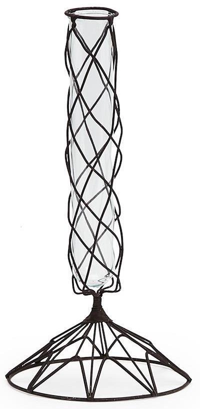 FRENCH WIRE STEM VASE - Kingfisher Road - Online Boutique