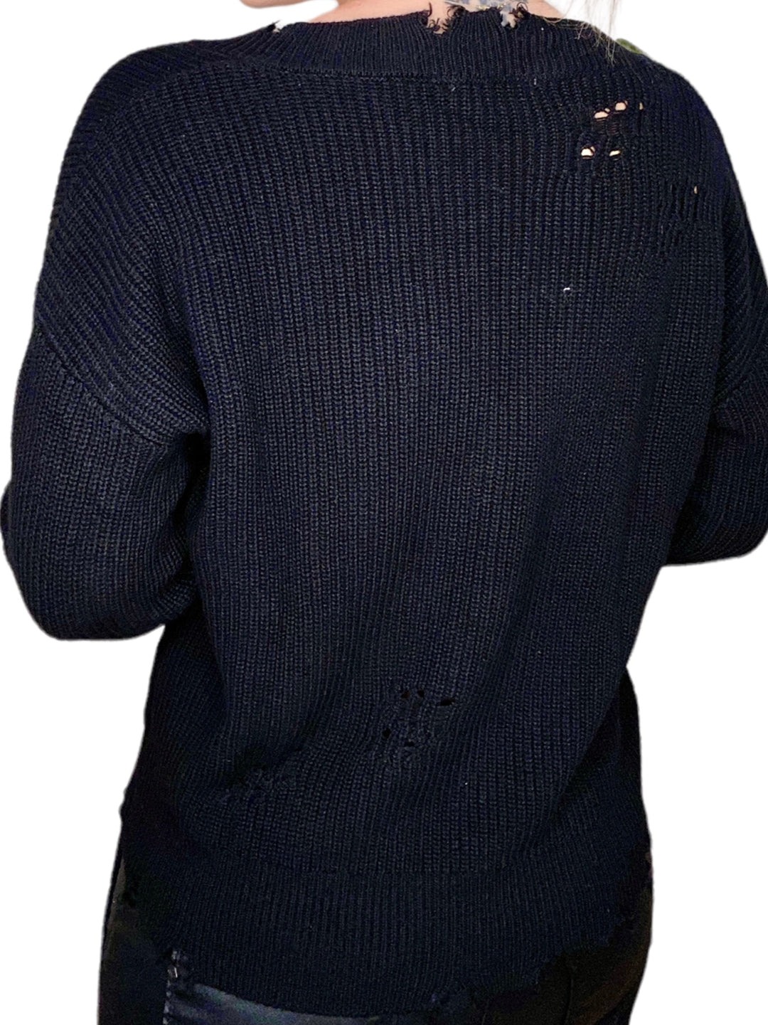 MORAY RELAXED FIT SWEATER - BLACK - Kingfisher Road - Online Boutique