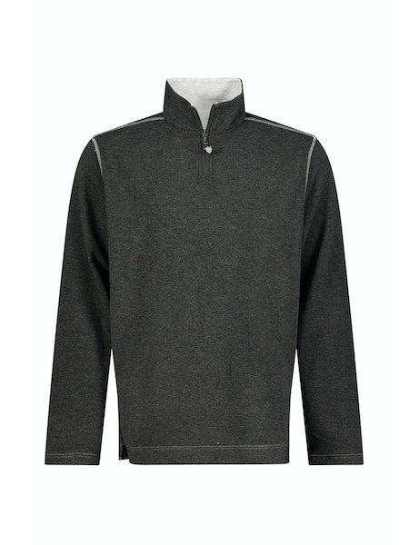 CHARCOAL DAY BREAK ZIP PULLOVER - Kingfisher Road - Online Boutique