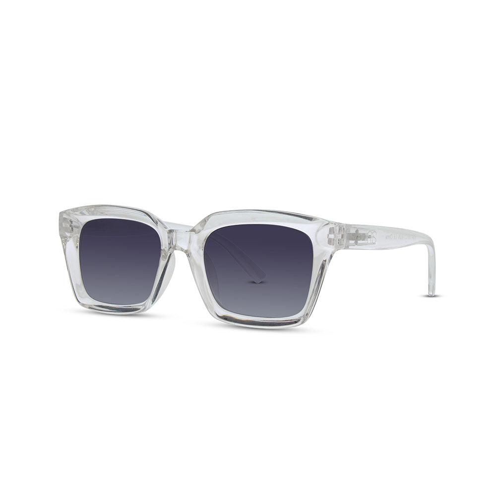 SQUARE SUNGLASSES-CRYSTAL CLEAR - Kingfisher Road - Online Boutique