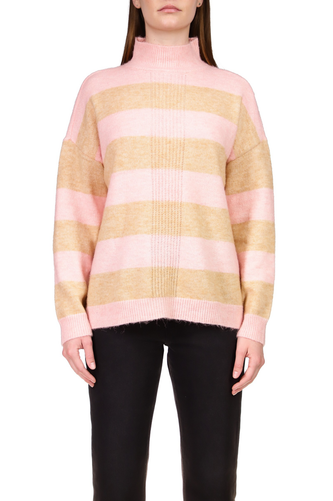 ROSEHIP OATS STRIPE UPSTATE SWEATER TUNIC - Kingfisher Road - Online Boutique