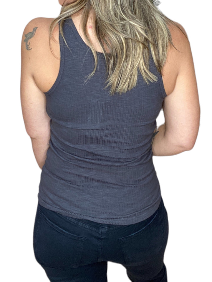 MIA BOYFRIEND TANK - SHADOW - Kingfisher Road - Online Boutique