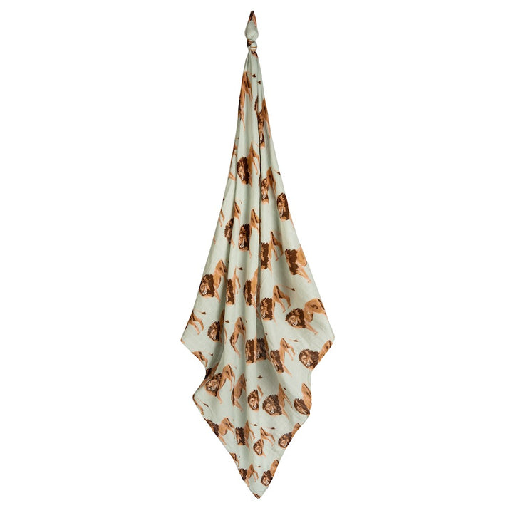 LION BAMBOO SWADDLE - Kingfisher Road - Online Boutique