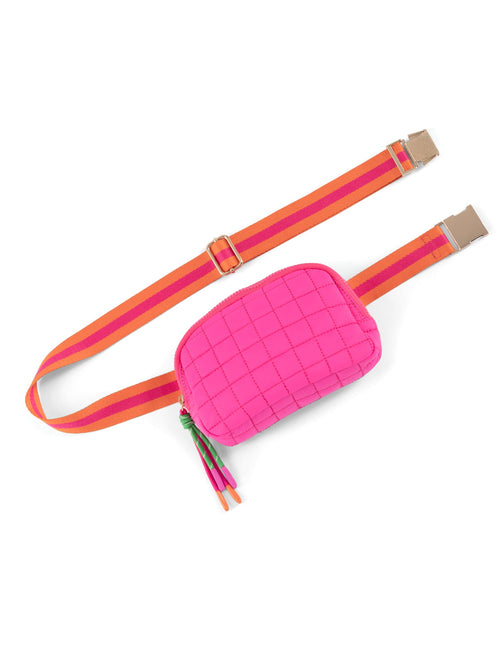 EZRA BELT BAG-MAGENTA - Kingfisher Road - Online Boutique