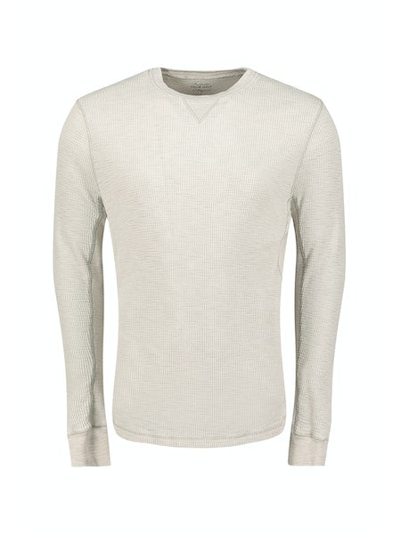 SMOKE BOWERY WAFFLE THERMAL HENLEY - Kingfisher Road - Online Boutique