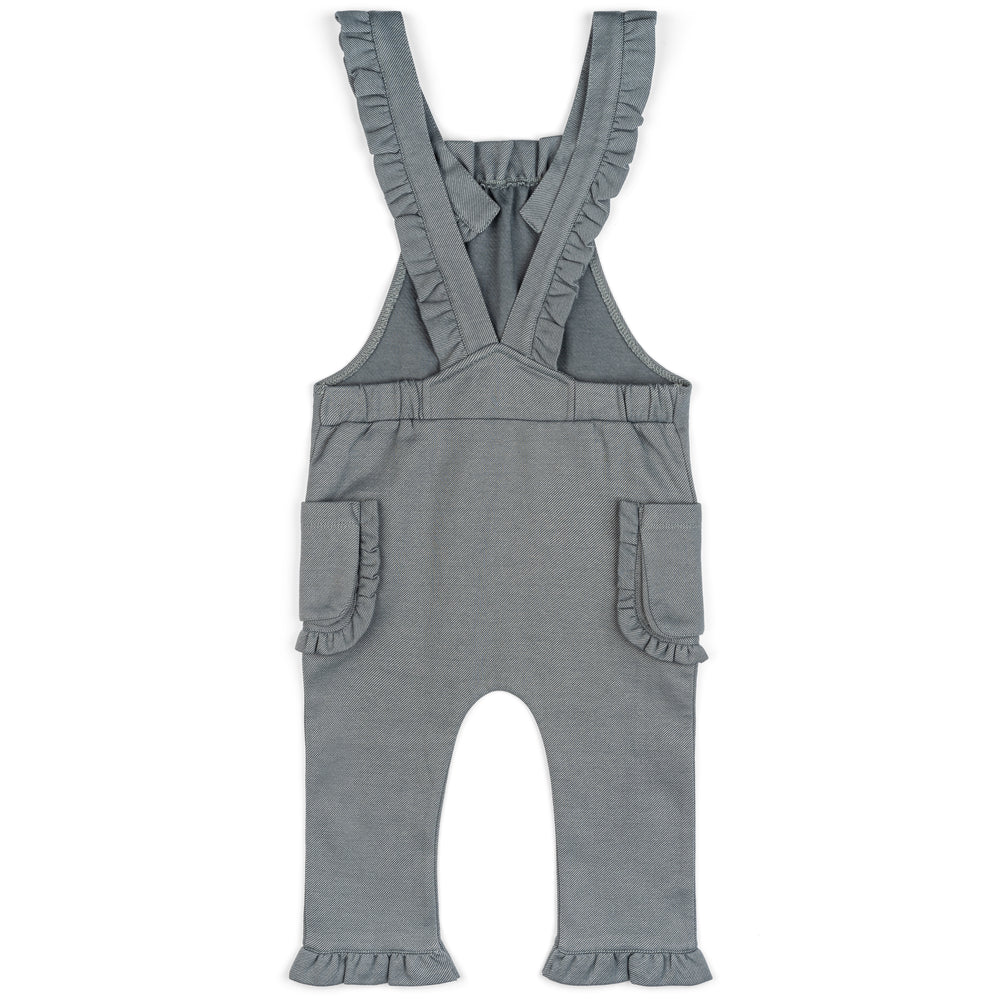 ORGANIC RUFFLE DENIM OVERALL - Kingfisher Road - Online Boutique