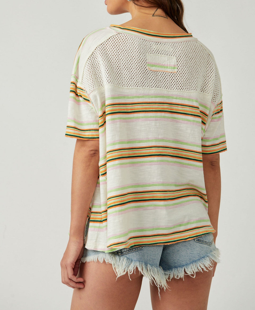 BEACH DREAMIN TEE - IVORY COMBO - Kingfisher Road - Online Boutique