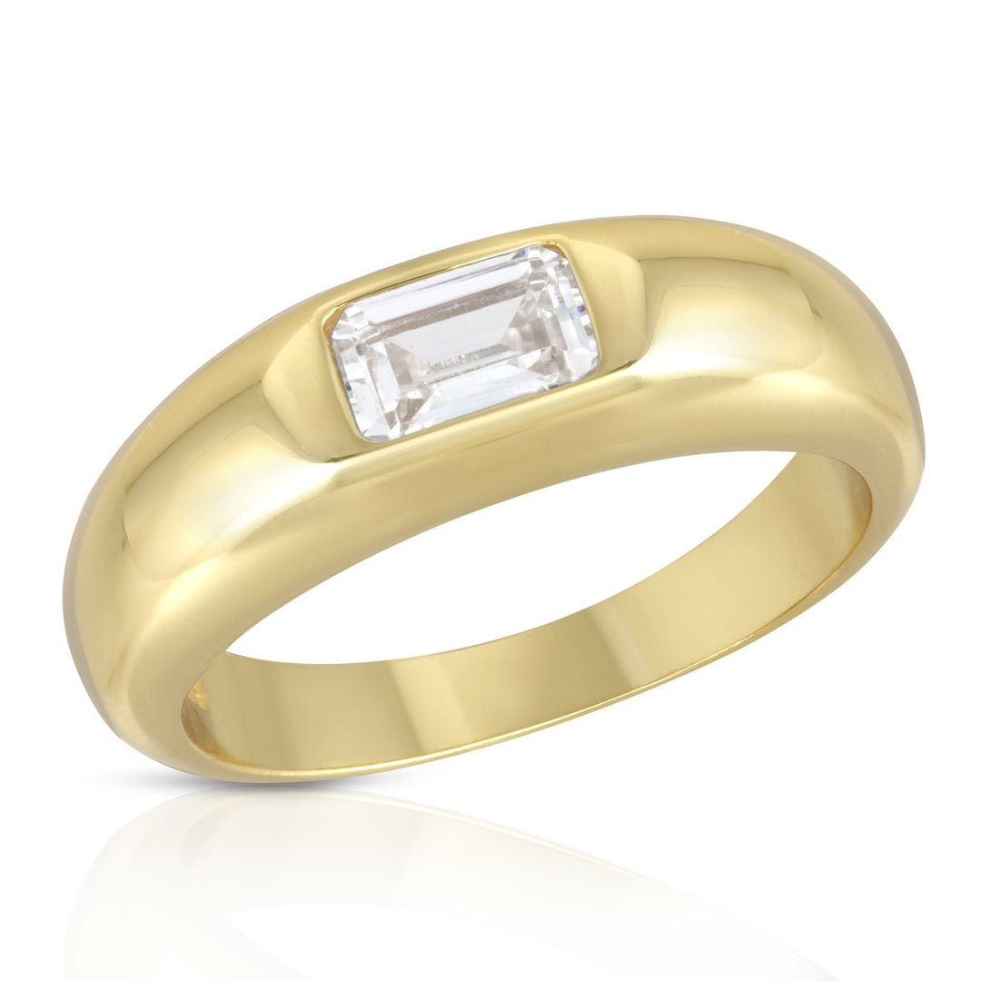 BAGUETTE DOME RING - Kingfisher Road - Online Boutique