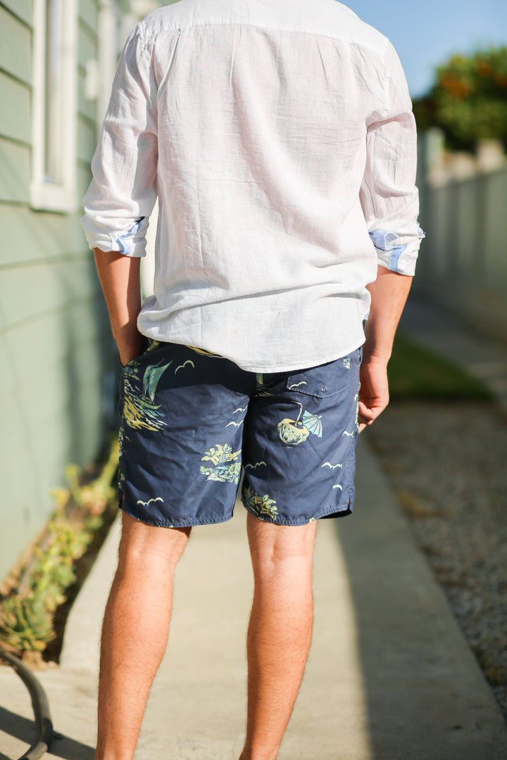 Paradise Board Short - Kingfisher Road - Online Boutique
