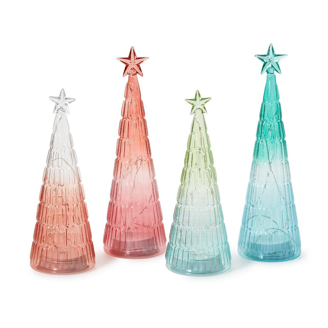 PASTEL OMBRE HOLIDAY TREES-LG - Kingfisher Road - Online Boutique