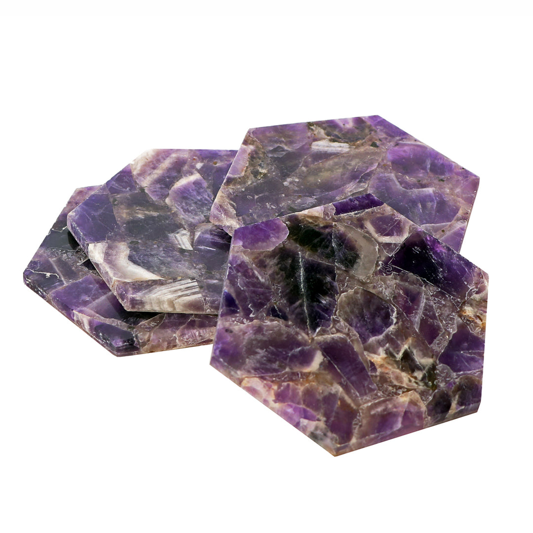 AMETHYST COASTERS - Kingfisher Road - Online Boutique