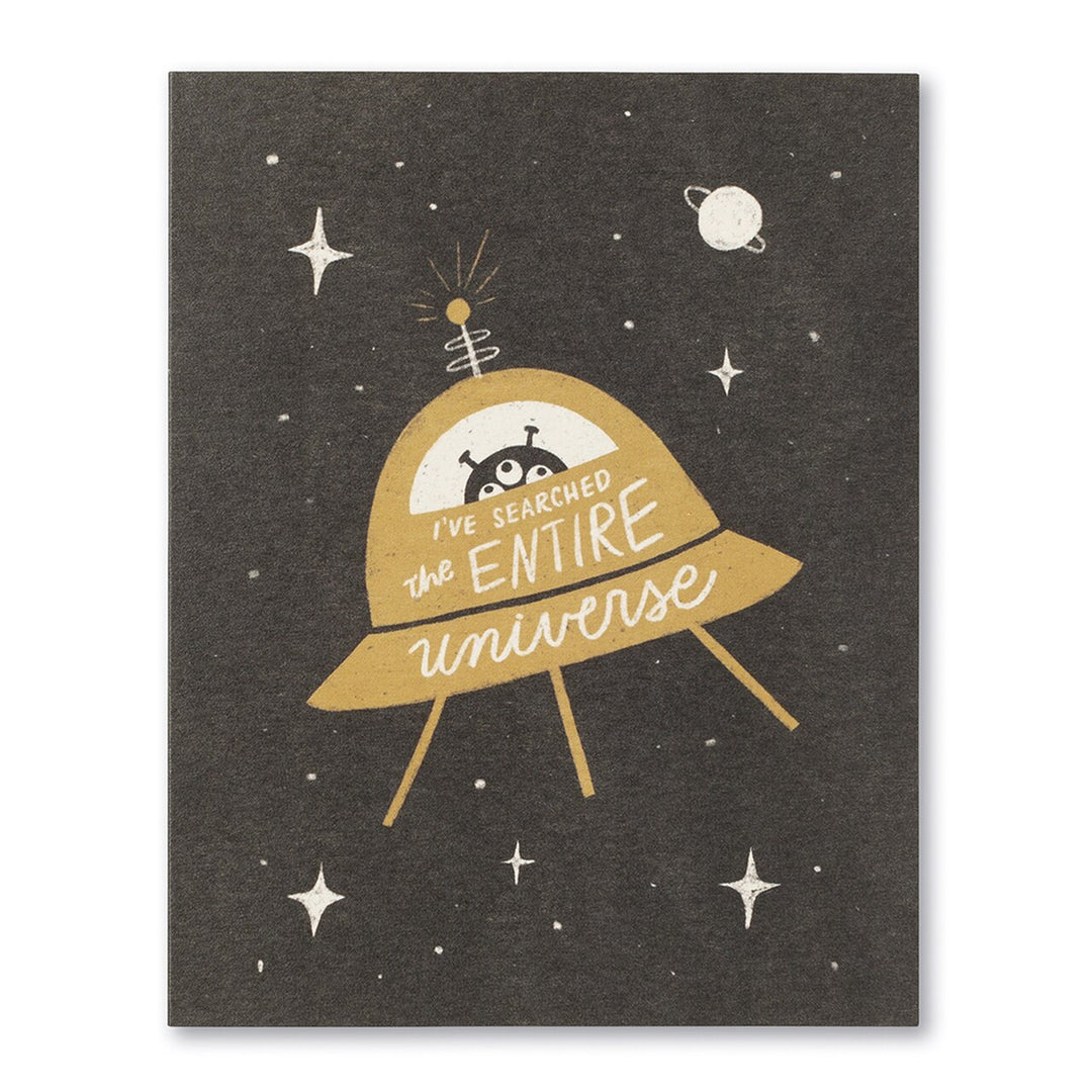 Searched The Entire Universe - Birthday Card - Kingfisher Road - Online Boutique