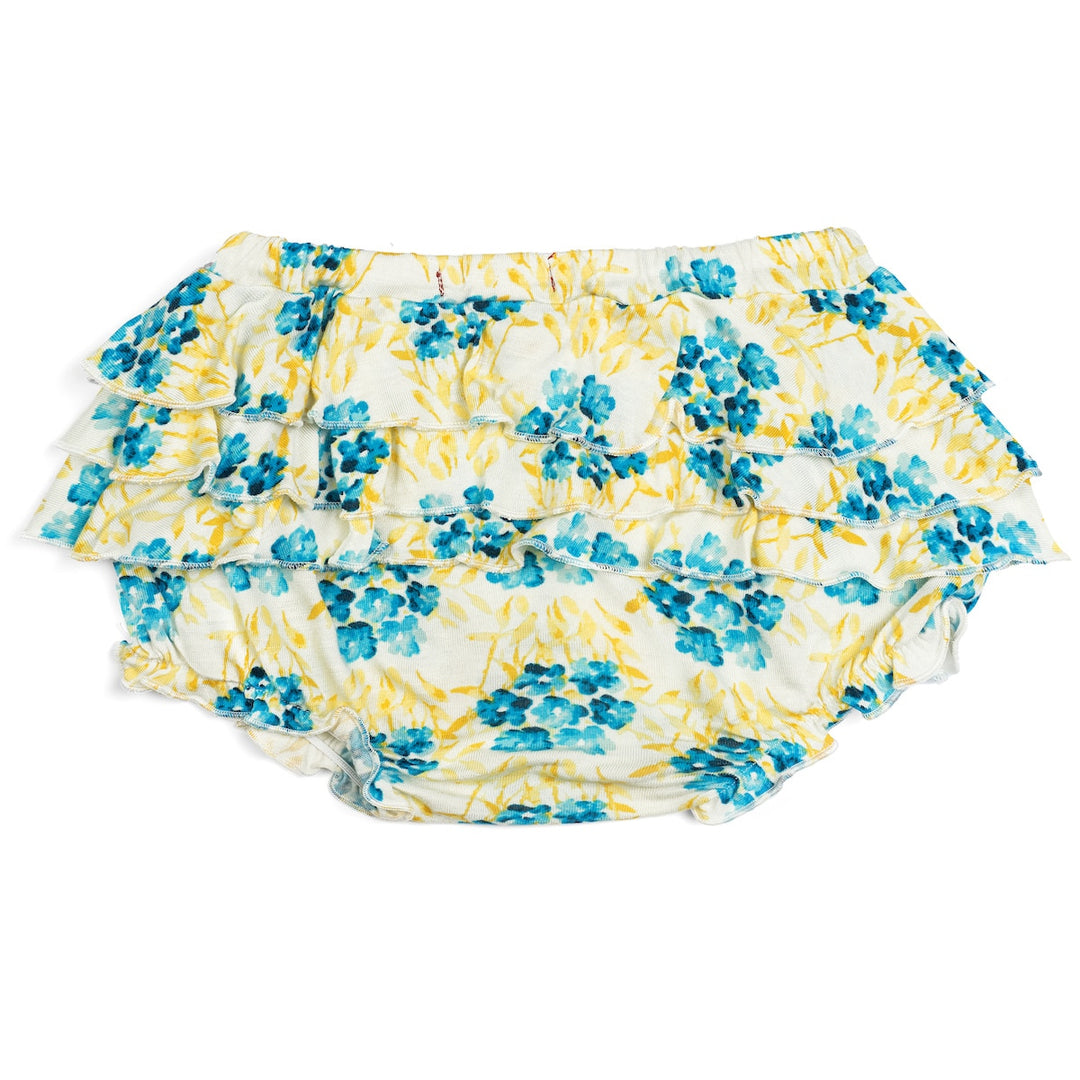 SKY FLORAL BAMBOO RUFFLE BLOOMER - Kingfisher Road - Online Boutique