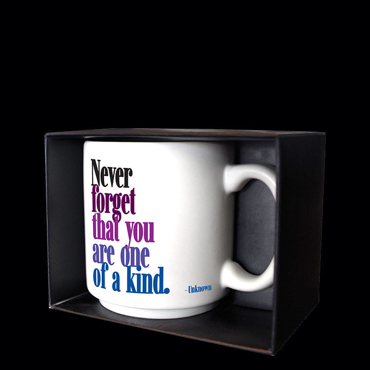 NEVER FORGET YOU ARE ONE OF A KIND MINI MUG - Kingfisher Road - Online Boutique