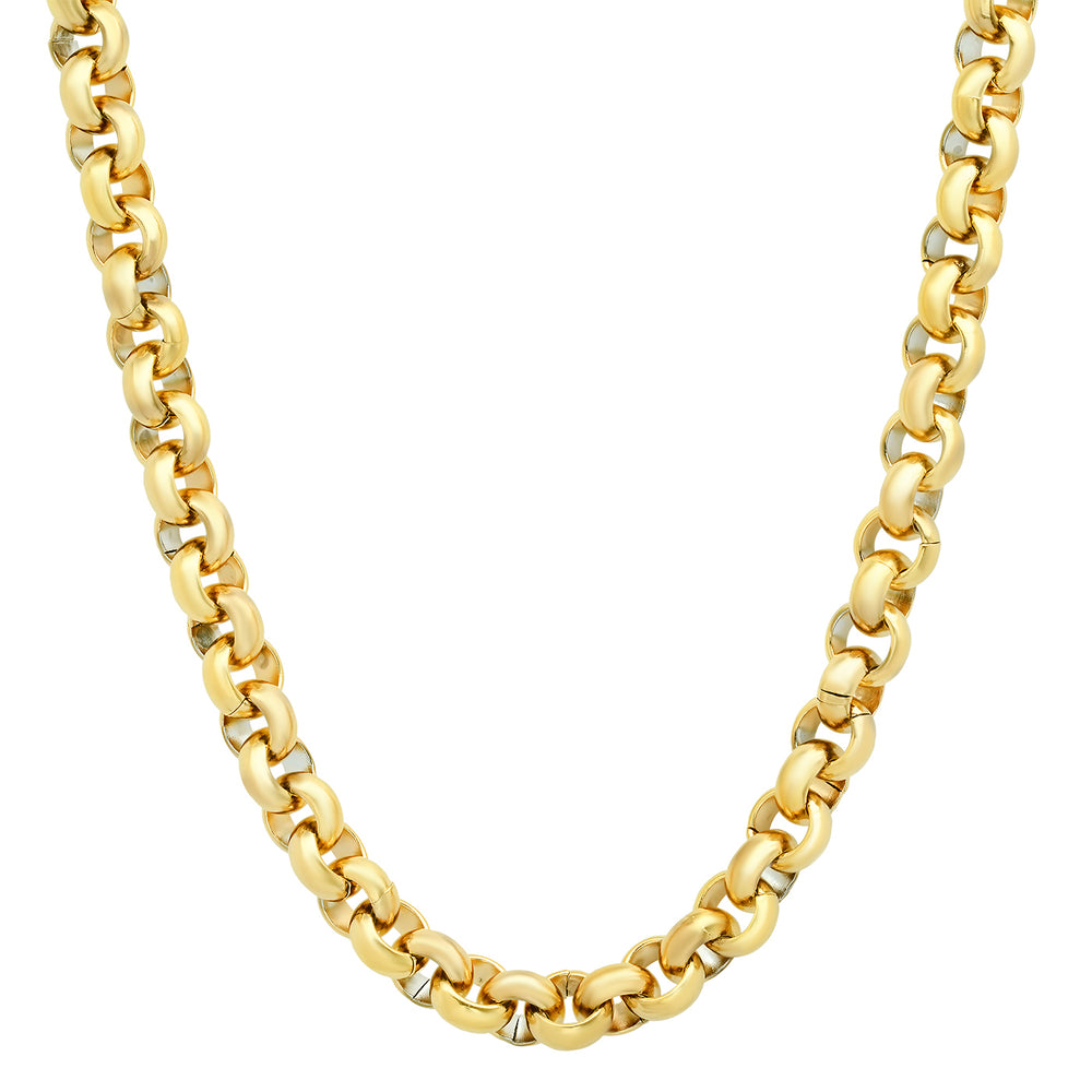 CHUNKY GOLD ROLO CHAIN NECKLACE - Kingfisher Road - Online Boutique
