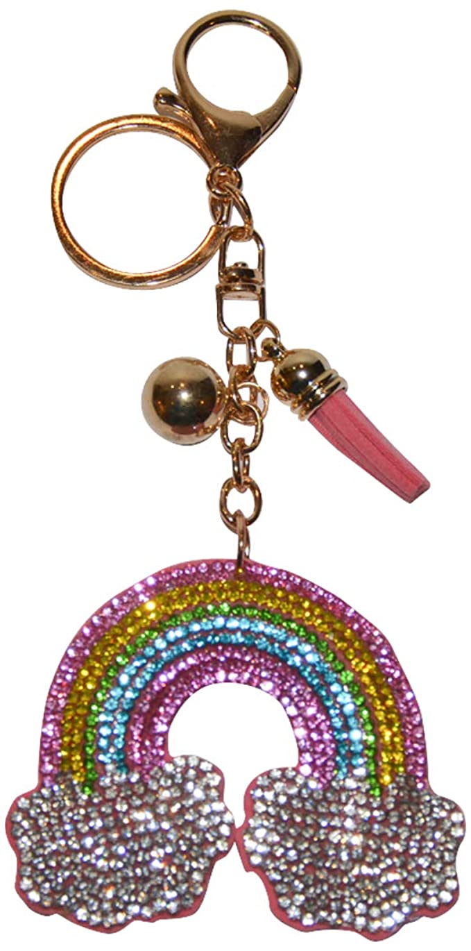 CRYSTAL RAINBOW KEYCHAIN - Kingfisher Road - Online Boutique