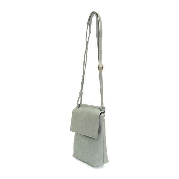 AIMEE FRONT FLAP CROSSBODY-MINERAL BLUE - Kingfisher Road - Online Boutique