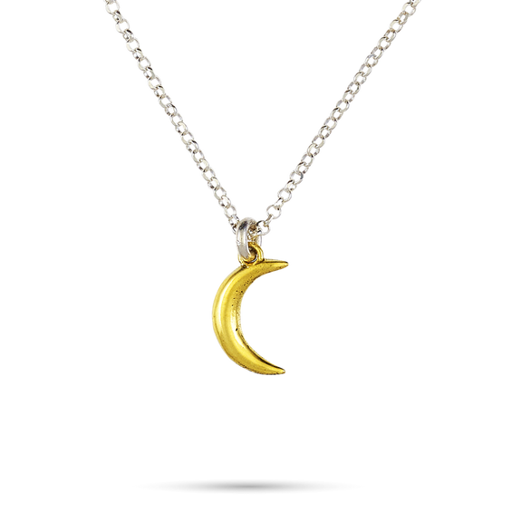 MOONRISE NECKLACE-SILVER - Kingfisher Road - Online Boutique