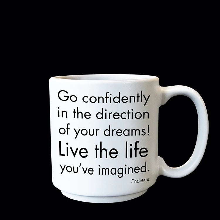 GO CONFIDENTLY IN THE DIRECTION MINI MUG - Kingfisher Road - Online Boutique
