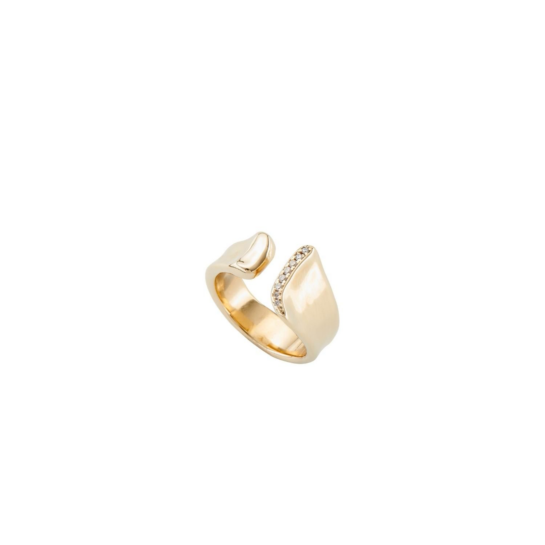 CLIFF GOLD STONE RING - Kingfisher Road - Online Boutique
