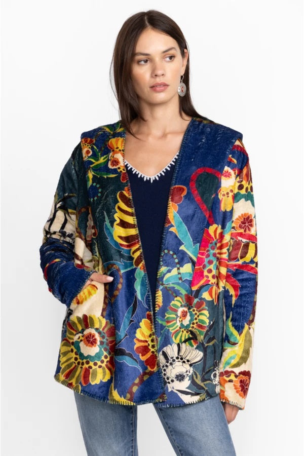 KIMBRA SHERPA JACKET-MULTI - Kingfisher Road - Online Boutique