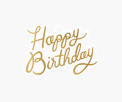 Happy Birthday Die Cut Gift Tag - Kingfisher Road - Online Boutique
