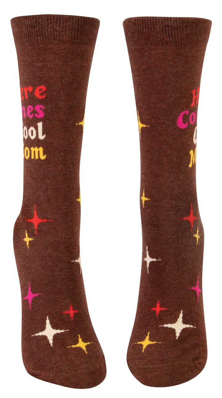 HERE COMES COOL MOM CREW SOCKS - Kingfisher Road - Online Boutique