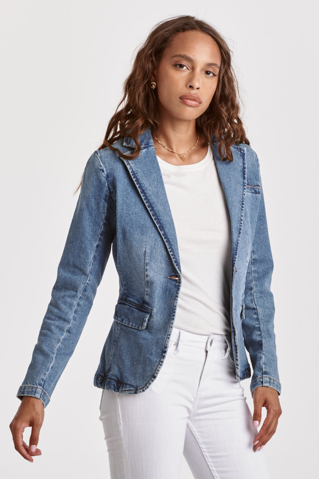 MINAH HIGH LOW JACKET-SANTOS - Kingfisher Road - Online Boutique