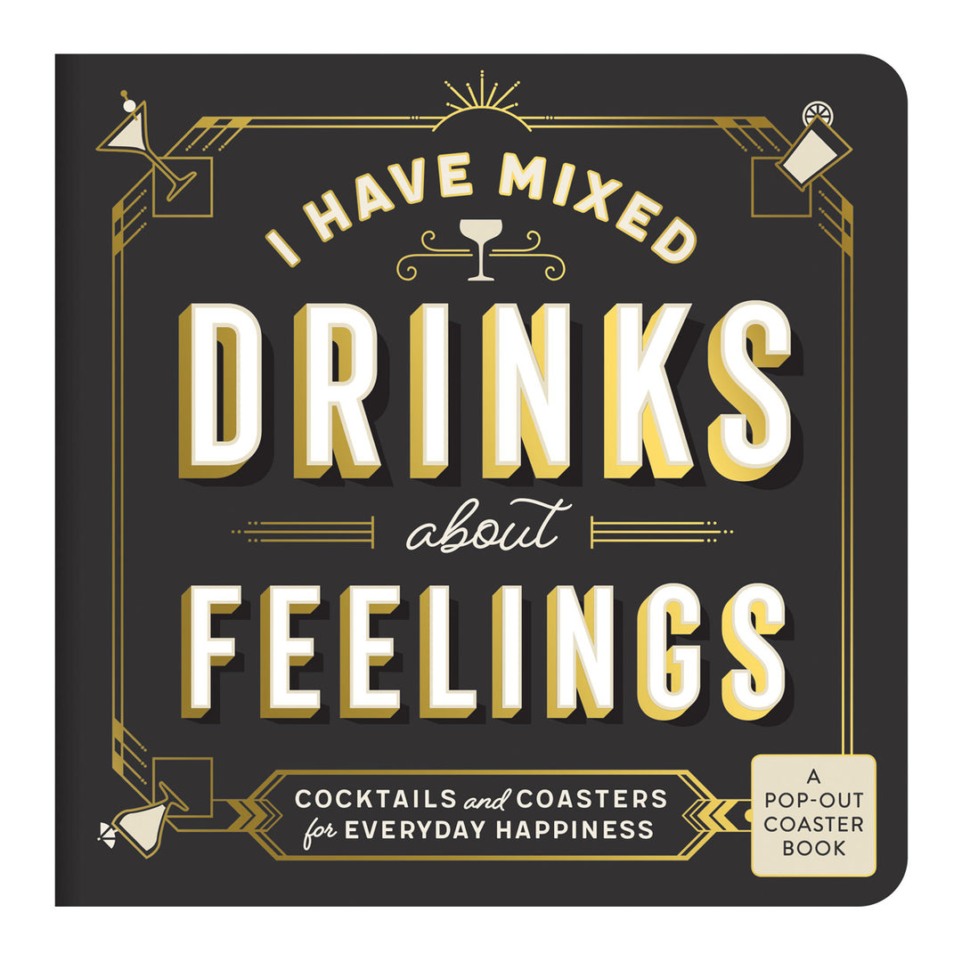 Mixed Drinks About Feelings Coasters - Kingfisher Road - Online Boutique