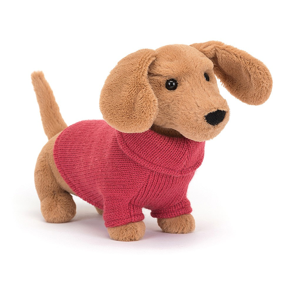 SWEATER SAUSAGE DOG - PINK - Kingfisher Road - Online Boutique