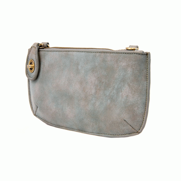 LUX CROSSBODY WRISTLET & CLUTCH-MINERAL BLUE - Kingfisher Road - Online Boutique