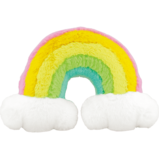 RAINBOW FURRY PILLOW - Kingfisher Road - Online Boutique