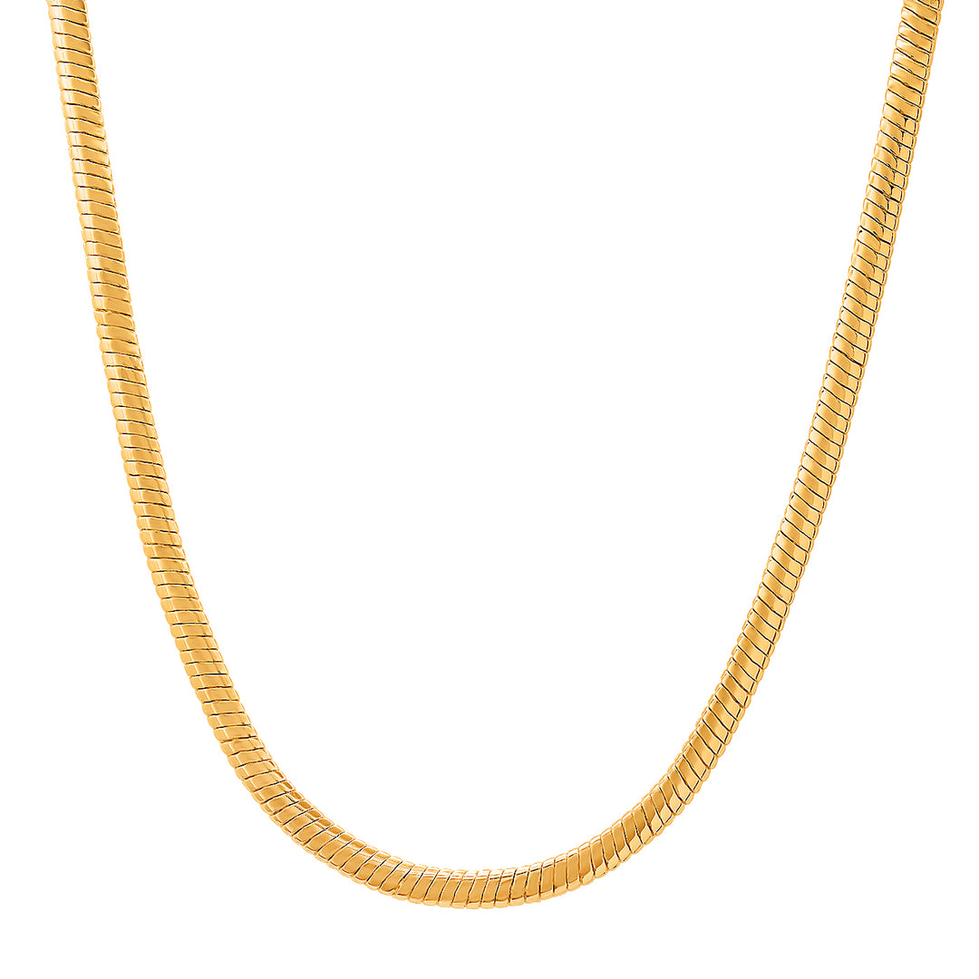 3MM GOLD SNAKE CHAIN - Kingfisher Road - Online Boutique