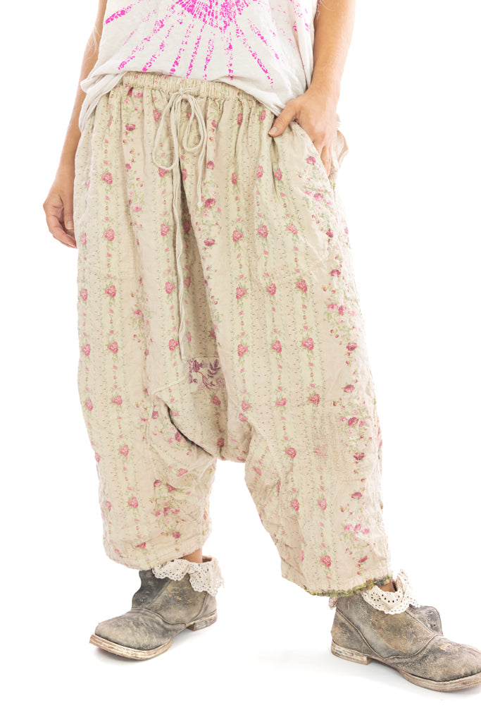FLORAL PATCHWORK GARCON PANTS-RONIN - Kingfisher Road - Online Boutique