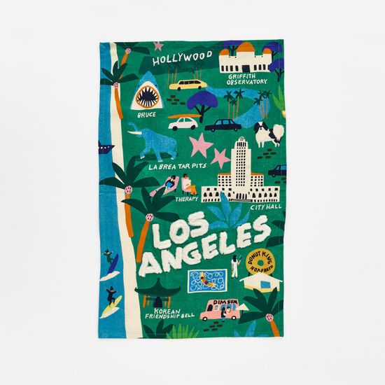LOS ANGELES DISH TOWEL - Kingfisher Road - Online Boutique