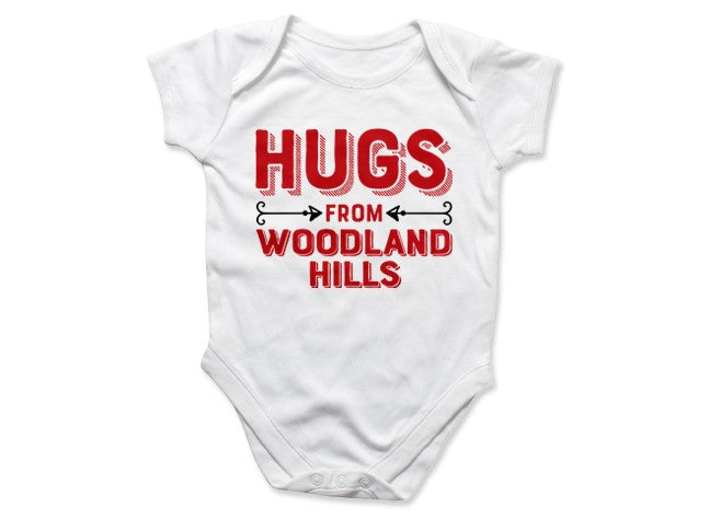 RED HUGS ONESIE-WOODLAND HILLS - Kingfisher Road - Online Boutique